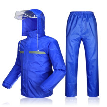 Durable 100% Waterproof Rain Wear Trouser Rain Suit Raincoat For Motorcycle Men